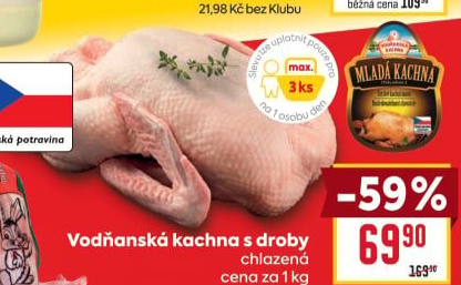 Kachna Vodňanská kachna