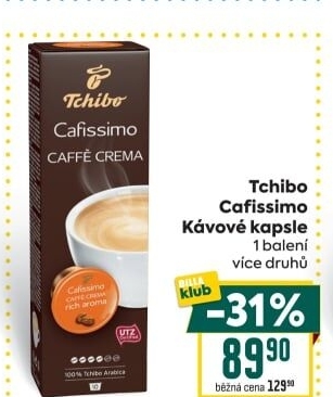 Kapsle Cafissimo Tchibo