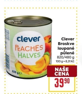 Kompot broskve Clever