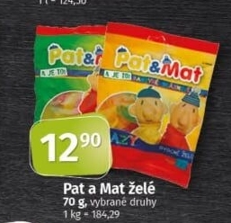 Bonbony želé ovocné Pat a Mat