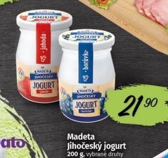 Jogurt ochucený jihočeský tradičníMadeta