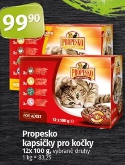 Kapsičky pro kočky Propesko