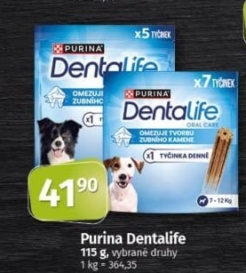 Pamlsky pro psy Denta Life Purina