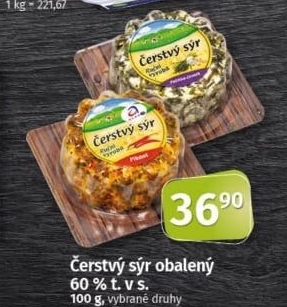Sýr čerstvý v koření Kromilk