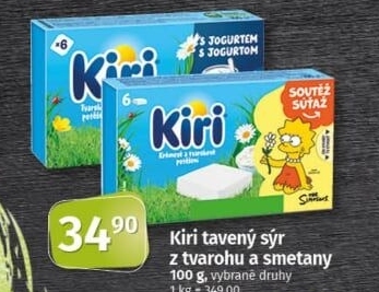 Sýr tavený Kiri