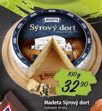 Sýrový dort tavený Madeta