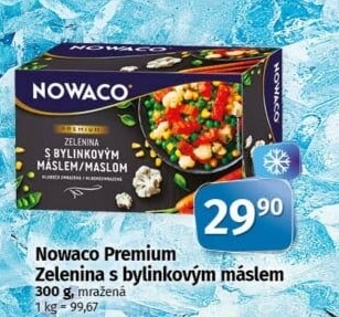 Zelenina s bylinkovým máslem mražená Premium Nowaco