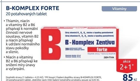 Doplněk stravy B-komplex Forte Sanofi