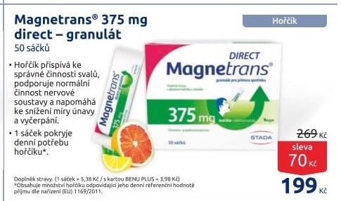 Doplněk stravy Magnetrans