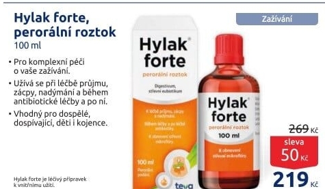 Kapky k obnovení střevní mikroflóry Hylak forte Ratiopharm