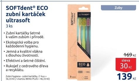 Kartáčky na zuby Eco SOFTdent