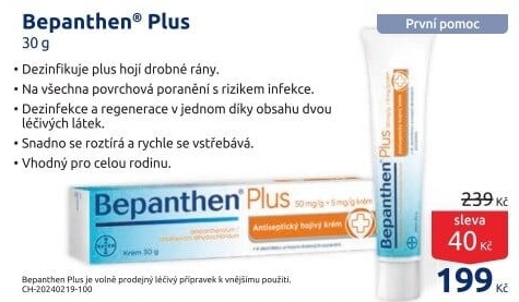 Krém hojivý Bepanthen Plus