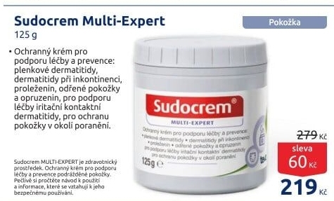 Krém na ekzém a akné Multi Expert Sudocrem
