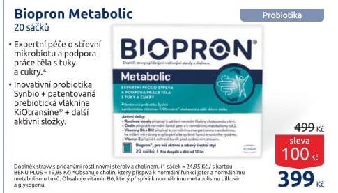 Probiotika Biopron Metabolic