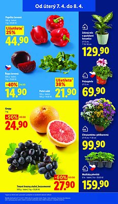 akční leták Lidl 7.4.2026-8.4.2026