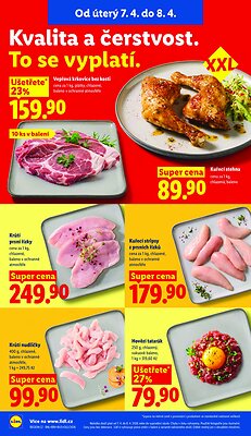 akční leták Lidl 7.4.2026-8.4.2026
