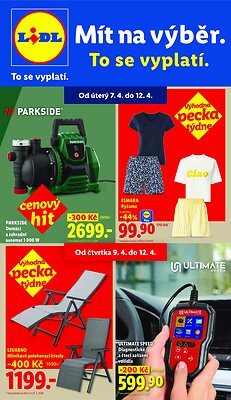akční leták Lidl 7.4.2026-12.4.2026