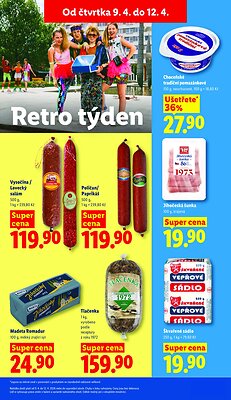 akční leták Lidl 9.4.2026-12.4.2026