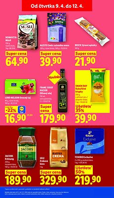 akční leták Lidl 9.4.2026-12.4.2026