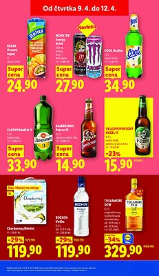 akční leták Lidl 9.4.2026-12.4.2026