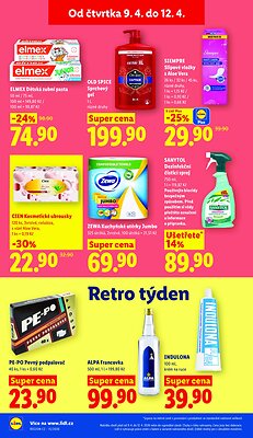 akční leták Lidl 9.4.2026-12.4.2026