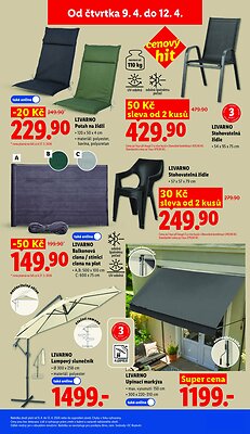 akční leták Lidl 9.4.2026-12.4.2026