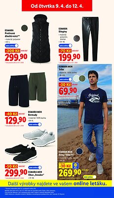 akční leták Lidl 9.4.2026-12.4.2026