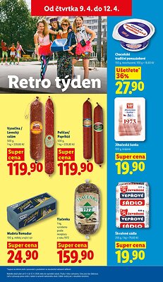akční leták Lidl 9.4.2026-12.4.2026