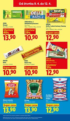 akční leták Lidl 9.4.2026-12.4.2026