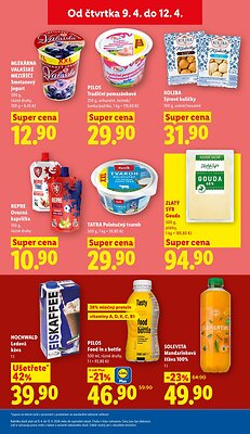 akční leták Lidl 9.4.2026-12.4.2026