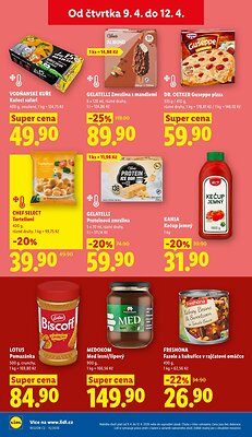 akční leták Lidl 9.4.2026-12.4.2026