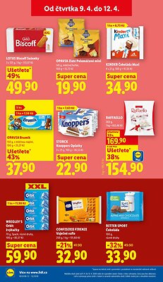 akční leták Lidl 9.4.2026-12.4.2026