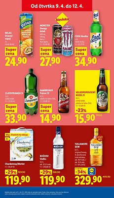 akční leták Lidl 9.4.2026-12.4.2026
