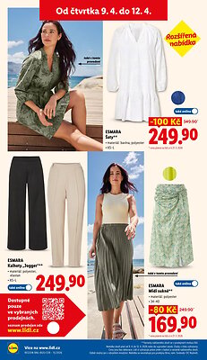 akční leták Lidl 9.4.2026-12.4.2026