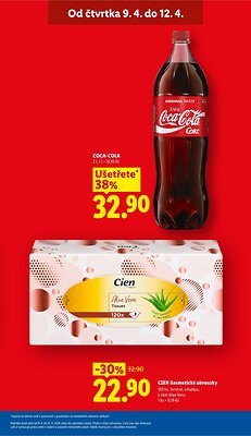 akční leták Lidl 9.4.2026-12.4.2026