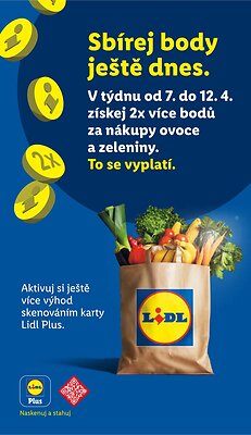 akční leták Lidl 9.4.2026-12.4.2026