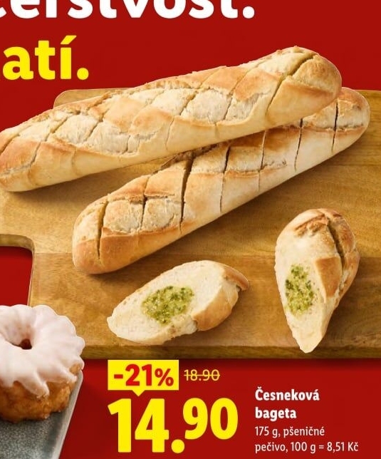 Bageta česneková