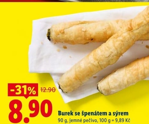 Burek se slanou náplní