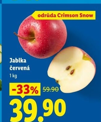 Jablka Crimson Snow