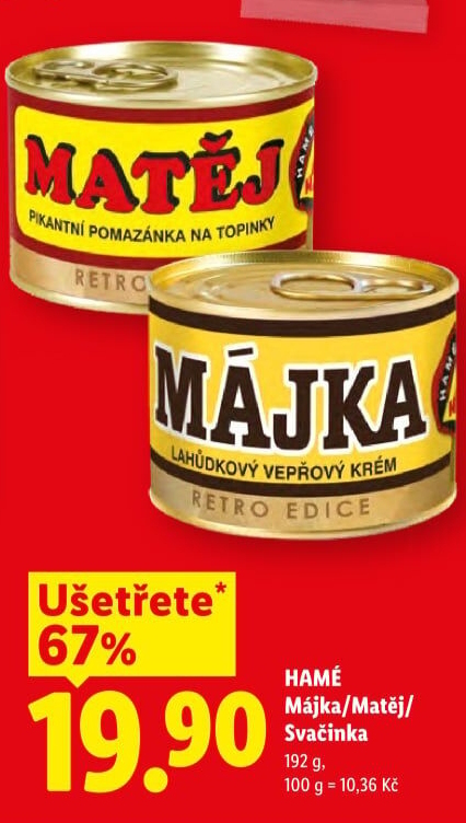 Paštika Svačinka Hamé