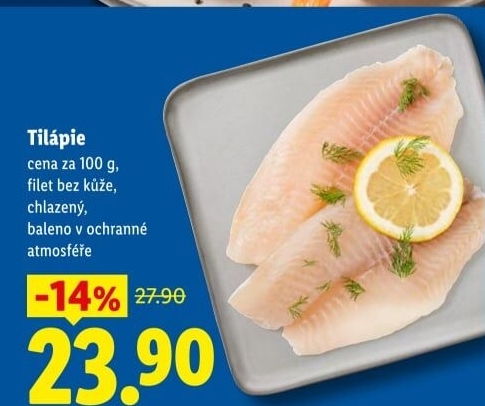 Tilápie filety