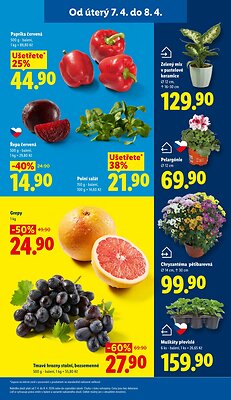akční leták Lidl 7.4.2026-8.4.2026
