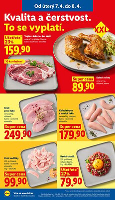 akční leták Lidl 7.4.2026-8.4.2026