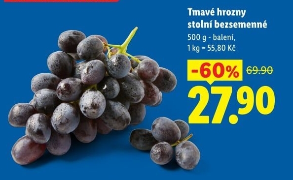 Hrozny tmavé bezsemenné - Lidl akcniletaky.com