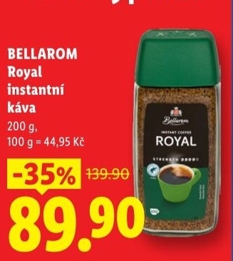Instantní káva sušená mrazem Royal Bellarom