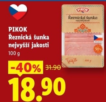 Šunka Řeznická nejvyšší jakosti Pikok