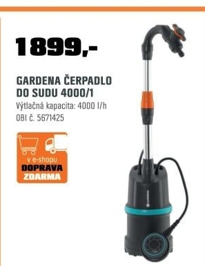 Čerpadlo do suduGardena 4000/1