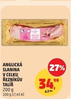 Anglická slanina Řezníkův talíř