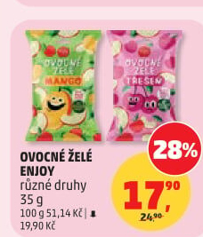 Bonbony želé ovocné Enjoy