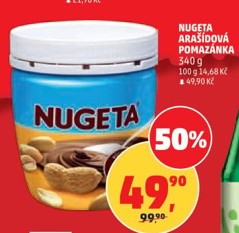 Čokokrém arašídový Nugeta Orion